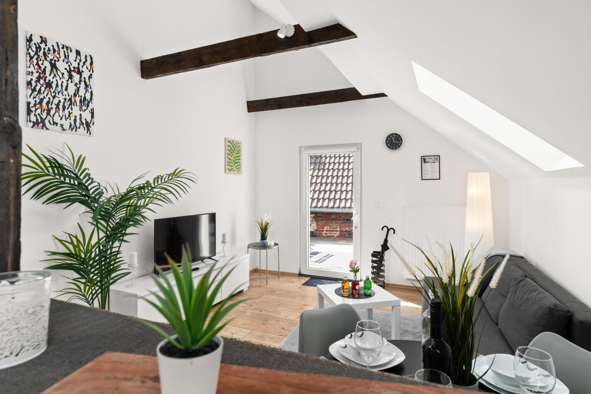 Mola Apartments-Charmante Ferienwohnung Im Herdecke Zentrum Fuer 3 Personen-Grosse Dachterrasse-Grill-Gratis Parken-Wlan Екстер'єр фото
