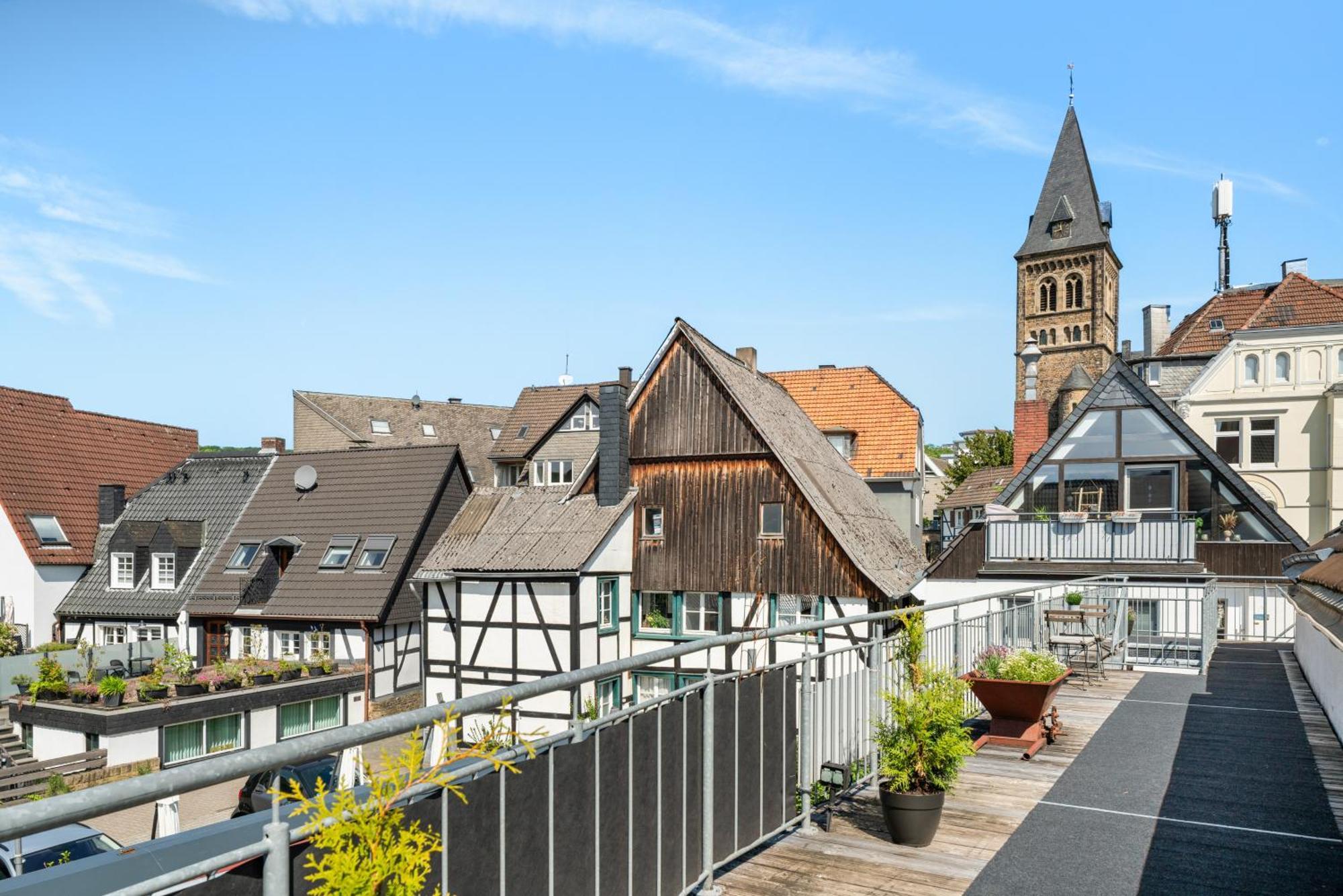 Mola Apartments-Charmante Ferienwohnung Im Herdecke Zentrum Fuer 3 Personen-Grosse Dachterrasse-Grill-Gratis Parken-Wlan Екстер'єр фото